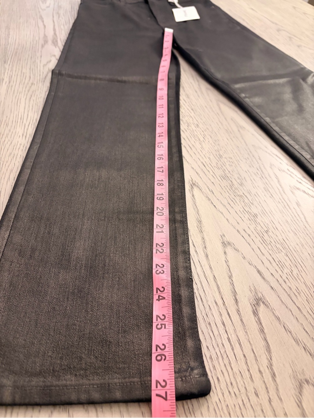 NWT Frame Le Sleek Coated High Rise Straight Jeans in Mood Ring Size 28 - Picture 12 of 12